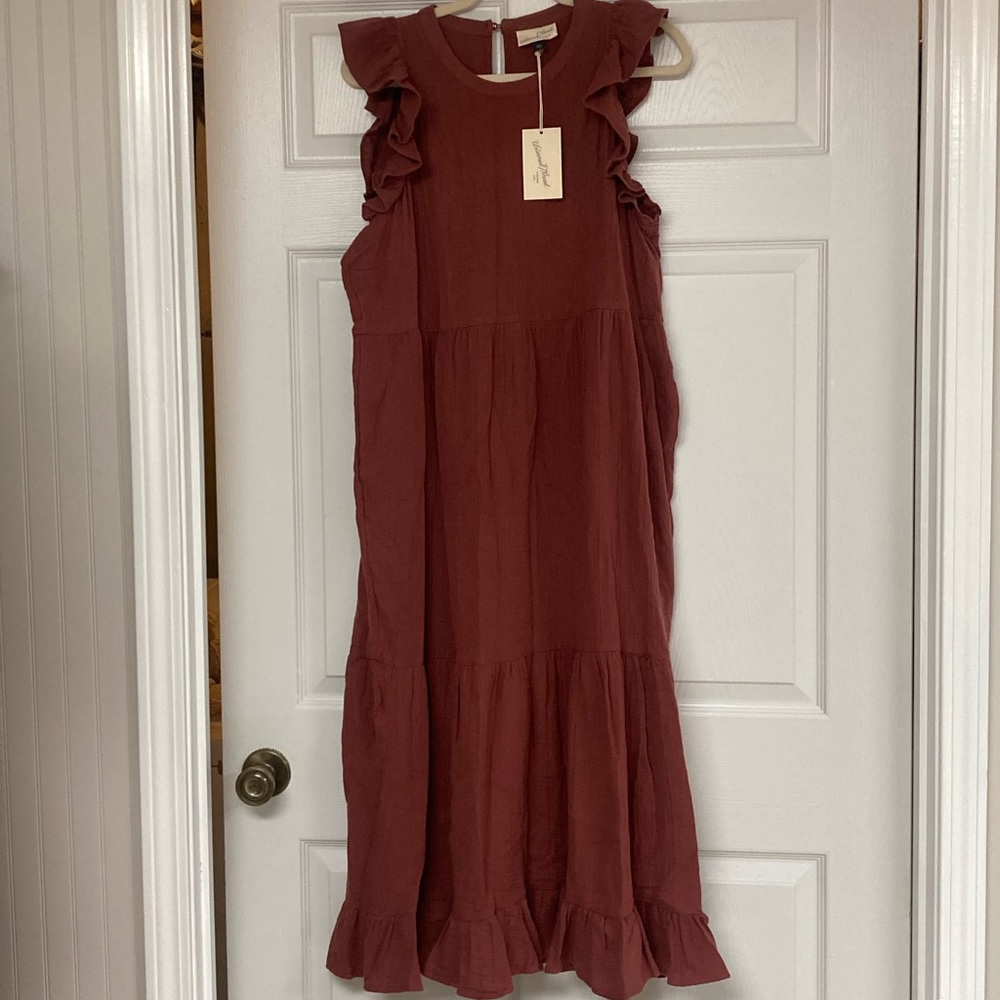 Universal Thread Ruffle Maxi Dress